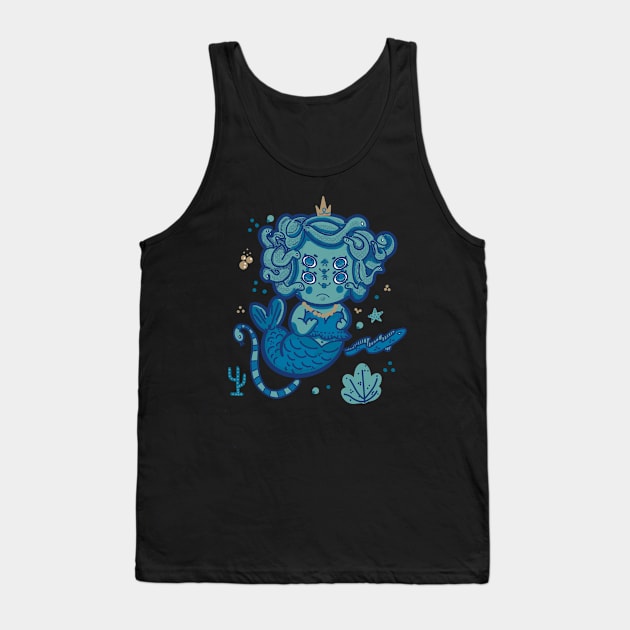 Mermaid medusa Tank Top by Fluffymafi